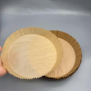 Papel para Airfryer, Papel de Hornear Desechable, Papel de Silicona Antiadherente, Tamaño Personalizado Disponible, Color Blanco Natural - Product Image 1