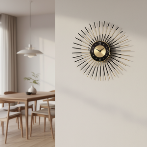 Orologio <span class=keywords><strong>da</strong></span> <span class=keywords><strong>Parete</strong></span> Rotondo di Lusso <span class=keywords><strong>da</strong></span> 60cm, Nuovo Arrivo, Design Unico per Arredamento Casa, Orologio Meccanico Silenzioso in Metallo per Camera <span class=keywords><strong>da</strong></span> Letto - Product Image 3