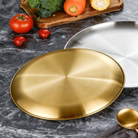 Plateau minimaliste en acier inoxydable de style coréen pour barbecue, idéal pour la restauration et les banquets – Fournisseur FLEY
