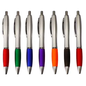 Canetas esferográficas de item de promoção barato personalizado, melhor venda, canetas de ponta esferográfica com logotipo personalizado
