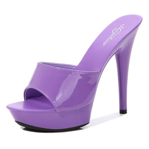 Les nouvelles sandales à talons hauts pour femmes, à semelles fines, élégantes et confortables, peuvent être portées avec des jupes. - Product Image 6