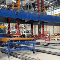 Línea de producción de tablero de revestimiento de cemento de fibra de carbono de bajo consumo de EcoRoof China, bomba PLC de motor de núcleo completamente automática