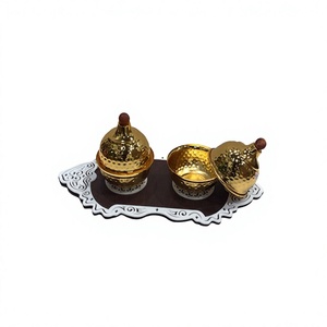 Serveur à noix en acier inoxydable martelé, design antique, vaisselle de table, serveur à noix de qualité supérieure - Product Image 1