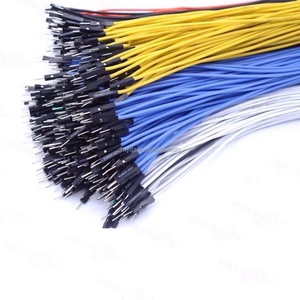 Fil de connexion DuPont 2.54 22AWG avec terminal, blanc/noir/rouge/jaune/bleu/vert, avec gaine en caoutchouc 1P, 10/20/30CM - Product Image 2