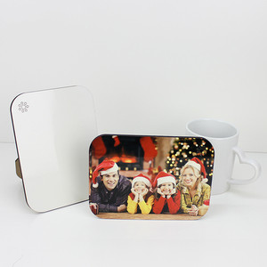 Thực tế nóng bán <span class=keywords><strong>laser</strong></span> cắt gỗ trống Bàn vuông hình ảnh bảng thăng hoa MDF khối khung ảnh - Product Image 6