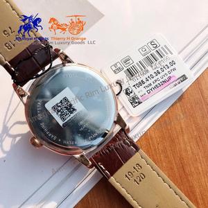 Montre à quartz pour couple de qualité supérieure 5A, marque haut de gamme, design minimaliste, cadran simple avec grands chiffres romains, bracelet étanche, calendrier - Product Image 6