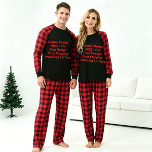 Custom Christmas Family Matching <b>Sets</b> <b>Pajamas</b> Print Digital Personalized Wholesale Nightwear Pj <b>Sets</b> Long Sleeve Print on Demand - Product Image 2