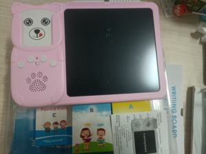 Lernspiel zeug elektronische Schiefer lcd sprechen Karteikarten schreiben Bildschirm Handschrift Brett Kinder zeichnen Schreib block - Product Image 5