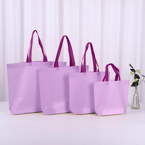 Sac fourre-tout non-tissé avec logo personnalisé Toile laminée PP à la mode pour les achats Vêtements Emballage Cadeaux de supermarché - Product Image 3