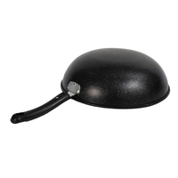 Poêle Wok en fonte de haute qualité de 34 cm, vente en gros, fabrication chinoise, cuisson professionnelle, fond antiadhésif