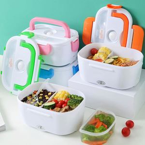 110V/220V Electronic 3-in-1 Food Grade Stainless Steel Plastic Portable Eco-Friendly Indoor Heated Lunchbox 2 <b>Compartments</b> - Product Image 4