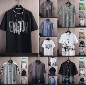 Nouveau stock – Vente directe usine – T-<span class=keywords><strong>shirt</strong></span> homme à col rond et manches courtes – T-<span class=keywords><strong>shirt</strong></span> <span class=keywords><strong>blanc</strong></span> grande taille pour homme – Marque - Product Image 6