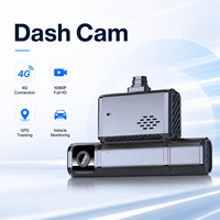 Caméra embarquée AI Fleet T18P 4G ADAS DMS 2CH 3CH GPS pour véhicule avec suivi en temps réel et alarme de collision et de vitesse