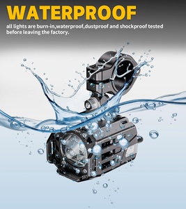Kewig – phare antibrouillard <span class=keywords><strong>auxiliaire</strong></span> LED pour moto, 6000 Lumens, avec support, faisceau de câbles, étanche IP68, adapté aux motos, vélos, camions - Product Image 4