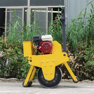 Rodillo Compactador Vibratorio Mini de Gasolina para Construcción, de Tambor Único, Empujado a Mano, con Motor Estático - Product Image 2