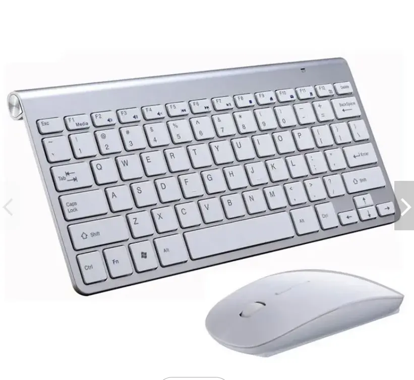 Yüksek kalite 2.4G kablosuz klavye ve fare Combo 78 tuşları Mini BT klavye ve fare seti TV Laptop için