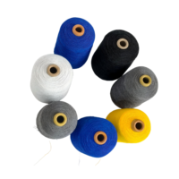 Haute qualité 100 # Fil élastique en polyester 7575 recouvert de caoutchouc naturel pour le tricot de chaussettes