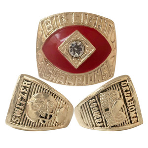 Ncaa 1987 Trường Đại Học <span class=keywords><strong>Oklahoma</strong></span> sooners Nhẫn bảo vệ Nhẫn hợp kim nam trang sức thời trang Nhẫn phổ biến tùy chỉnh - Product Image 5