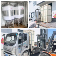 Fermenteur de brassage en acier inoxydable 304 de 600 L pour la production de bière artisanale/la fermentation avec enveloppe de refroidissement et la production d'alcool