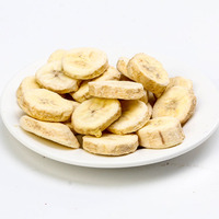 Plátanos Liofilizados en Oferta, Fruta Liofilizada de Alta Calidad, Chips de Plátano Crujientes, Plátanos Liofilizados