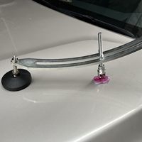 Kit de réparation de bosses sans peinture pour voiture, 67 pièces, outils de réparation de dommages aux ailes de voiture, grandes tiges courbées, extracteurs, leviers, languettes de colle, bâtons et outils