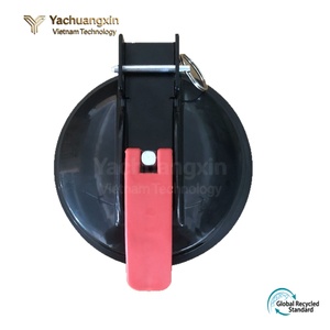 Outdoor <b>Camping</b> Whistle With Suction <b>Cup</b> Black And Red Plastic Survival Tool For All Seasons 1PC - Product Image 4