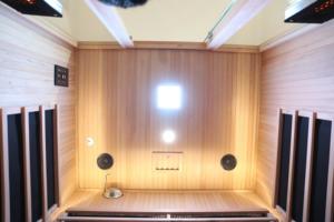 Sauna infrarouge en bois massif Smartmak ODM & OEM pour 2 personnes, cabine de sauna sèche - Product Image 2