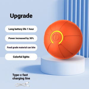 Smart Automatic Silicone Pet <b>Ball</b> Rechargeable Interactive Rolling Toy for <b>Dogs</b> and Cats - Product Image 2