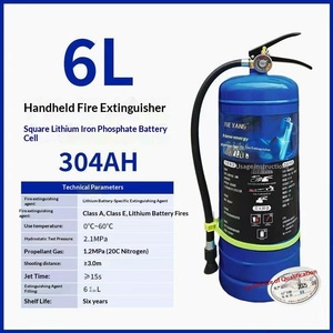 Extincteur portable spécial pour batteries au lithium 2025 – Nouveau modèle à base d'eau pour véhicules électriques et abris de vélos - Product Image 1