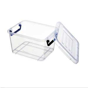 Household Multifunction Large Stackable Clothes Clear Transparent PP Container Box Plastic Storage Boxes Bins With Lid Wheels
