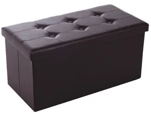 RTS mobili Storage pouf divano in tessuto panca in tessuto PVC