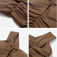 MIQI – soutien-gorge de sport, Design de vêtements, une épaule, Scrunch Yoga, hauts d'entraînement, Gym, femmes, vêtements de sport, une épaule