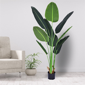 Plantas artificiales de bonsái, maceta grande de decoración para interior, planta verde de simulación, planta en maceta flotante, gran oferta, H05195 - Product Image 1