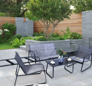 <span class=keywords><strong>JSL</strong></span>工厂直接提供户外桌椅锻铁4件套户外椅露天休闲阳台 - Product Image 6