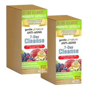 Lifeworth hot sale OEM acai fruit extract papain detox cleanse probiotic capsules with apple cider vinegar weight loss