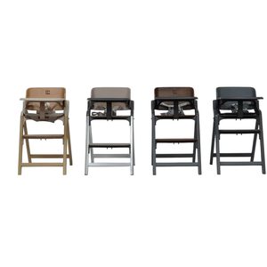 Chaise haute pour bébé en bois réglable en hauteur, chaise haute pour nourrissons et tout-petits <span class=keywords><strong>avec</strong></span> table à manger - Product Image 5