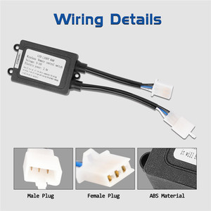 Interrupteur de commande sans fil avec émetteur-récepteur de puissance, <span class=keywords><strong>9</strong></span> 16 volts, longue portée, 98 pieds, marche/arrêt, 6 modes stroboscopiques, faisceau pour éclairage de voiture - Product Image 3