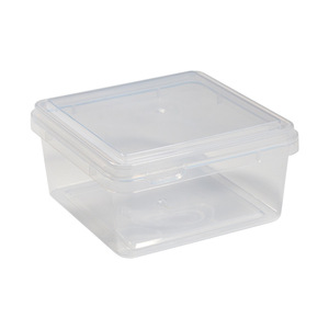 Boîte à gâteau carrée en plastique résistante à la chaleur, utilisable au micro-ondes, 12 cm, en PP alimentaire, transparente, avec couvercle, pour tiramisu, gâteau en couches, dessert. - Product Image 5