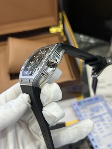 <span class=keywords><strong>Montre</strong></span> mécanique en acier inoxydable pour <span class=keywords><strong>homme</strong></span> - <span class=keywords><strong>Montre</strong></span>-bracelet ultra-fine RM6701 multifonctionnelle et élégante - Product Image 4