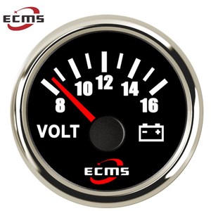 <strong>Waterproof</strong> 52mm 12v voltmeter <strong>volt</strong> <strong>gauge</strong> meter 8 16 v with backlight water temperature <strong>gauge</strong> - Product Image 4