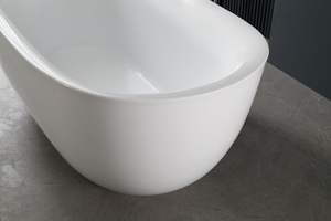 <span class=keywords><strong>Baignoire</strong></span> autoportante en acrylique avec massage par jets d'air, design moderne et épuré pour usage domestique et hôtelier, forme ovale, longueur 1,7 m, vente en gros - Product Image 5