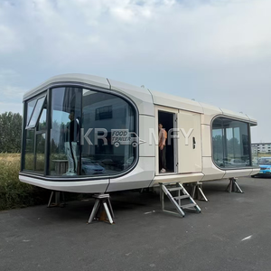 Maison conteneur moderne, pod de camping, maison capsule préfabriquée portable, hôtel, salle de bain, villa préfabriquée étanche - Product Image 1