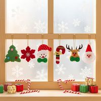Ornements de Noël en feutre polyester de haute qualité, doux et moelleux, Père Noël, bonhomme de neige, renne, écologiques, personnalisables, à suspendre