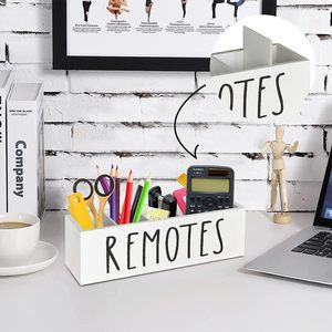 Organisateur de télécommandes, support de rangement rectangulaire pour bureau, salon, sans couvercle, type sur pied - Product Image 4