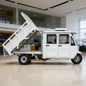 Tricycle à benne basculante motorisé |   Roues arrière doubles hydrauliques robustes pour <span class=keywords><strong>transport</strong></span> commercial/agricole/ingénierie, tricycle - Product Image 2