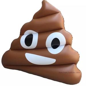 ที่นั่งลอยน้ำเป่าลมสำหรับผู้ใหญ่ รูปทรงอึ สีน้ำตาล ที่นอนลอยน้ำเป่าลมสำหรับปัสสาวะและน้ำ ที่นอนลอยน้ำเป่าลมแบบปรับเอนได้ - Product Image 2