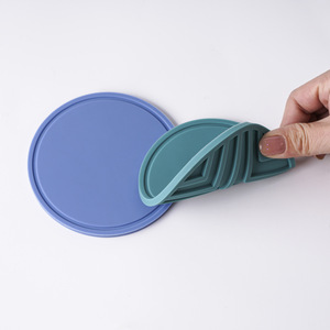 Sous-verre multifonctionnel personnalisé en silicone, support pour boissons chaudes, isolant antidérapant, tapis de table à manger - Product Image 3