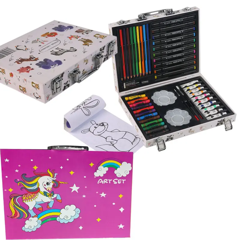 001 002 003 004 Nieuwe Producten Kleur Zijdeachtige Kleurpotloden Kleur Potlood Kinderen Kunst Tekening Briefpapier Set Cadeau