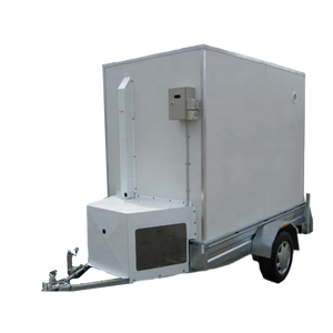 Remorque de chambre froide de congélateur mobile isolé PUR de revêtement PPGL de 8 pieds SUV ou remorques de remorquage de cargaison et de services publics - Product Image 1