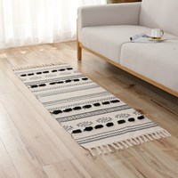 Moquette de salon en coton tissé, tapis coloré et à la main avec impression numérique, de style Boho, décoration pour la maison, nouveau Design, tendance 2020